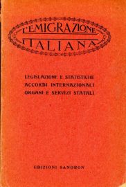 Coll 10 Emigration italienne Edizioni Sandron