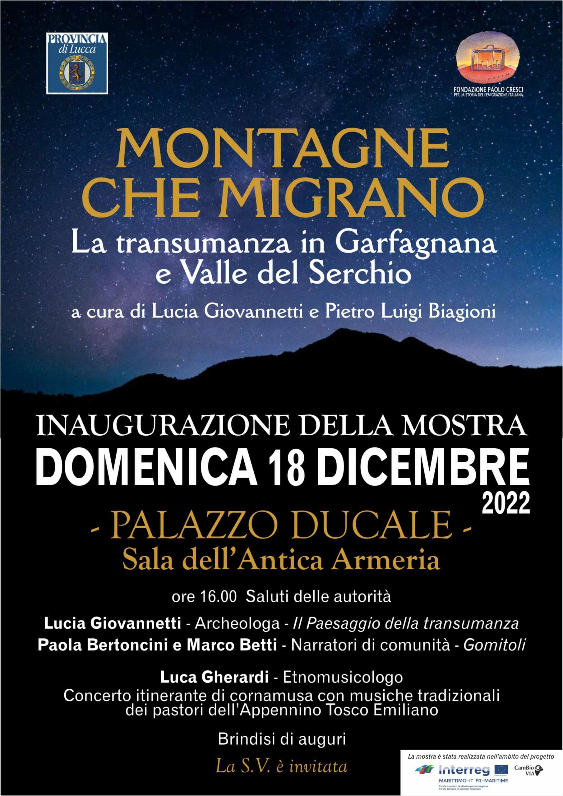 18.12.22 Invito Mostra Transumanza