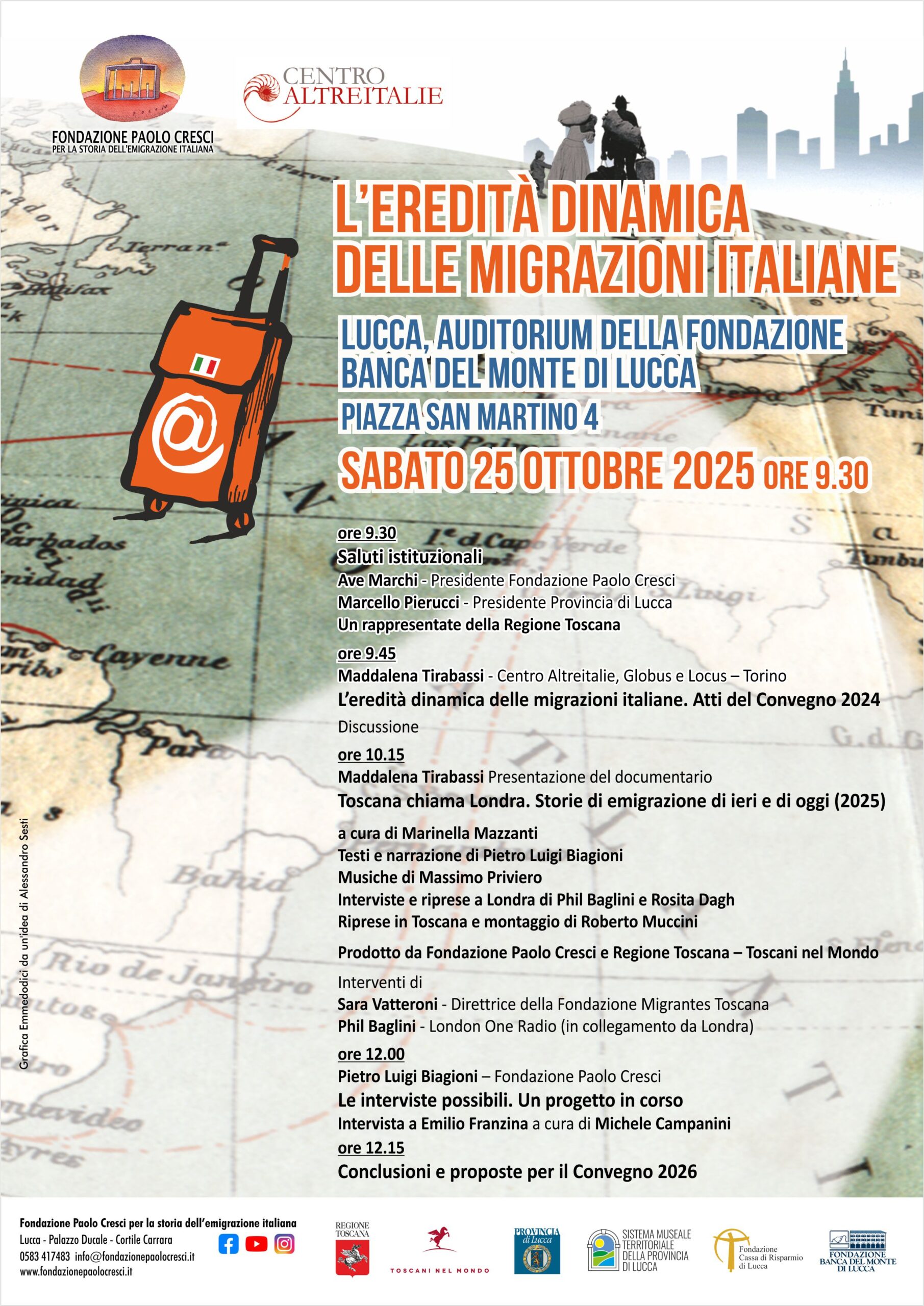 OK l'eredità delle migrazioni italiane 2025 programma